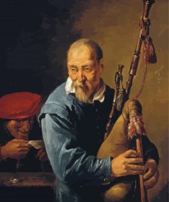 Bagpipe Player Paint By Numbers