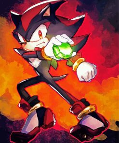 Sonic The Shadow Paint By Numbers