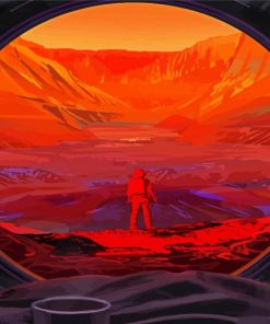 Red Planet Paint By Numbers