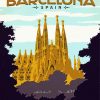 Barcelona Poster Paint By Numbers