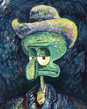 Squidward Paint By Numbers