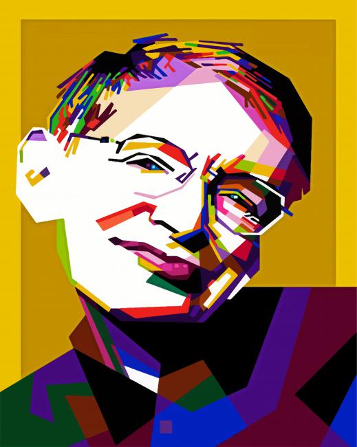 Aesthetic Stephen Hawking Paint By Numbers