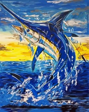 Swordfish Paint By Numbers