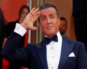 Sylvester Stallone Actor Paint By Numbers