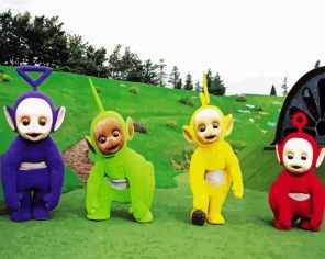 Teletubbies Cartoon Paint By Numbers