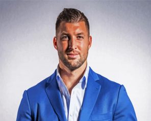 Tim Tebow Footballer Paint By Numbers