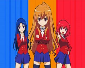 Toradora Characters Paint By Numbers