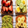 Toast With Fruits Paint By Numbers