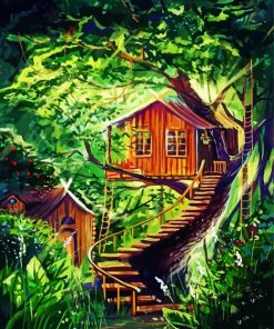 Treehome Paint By Numbers