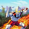 Aesthetic Ultraman Paint By Numbers