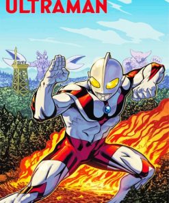 Aesthetic Ultraman Paint By Numbers