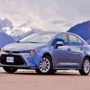 Grey Toyota Corolla Paint By Numbers