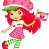 Strawberry Girl Paint By Numbers