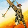 Stuka Plane Paint By Numbers