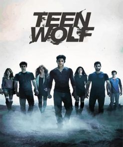 Teenwolf Poster Paint By Numbers