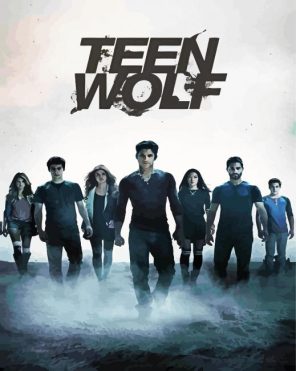 Teenwolf Poster Paint By Numbers