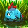 Aesthetic Totodile Paint By Numbers