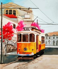 Aesthetic Tram Paint By Numbers