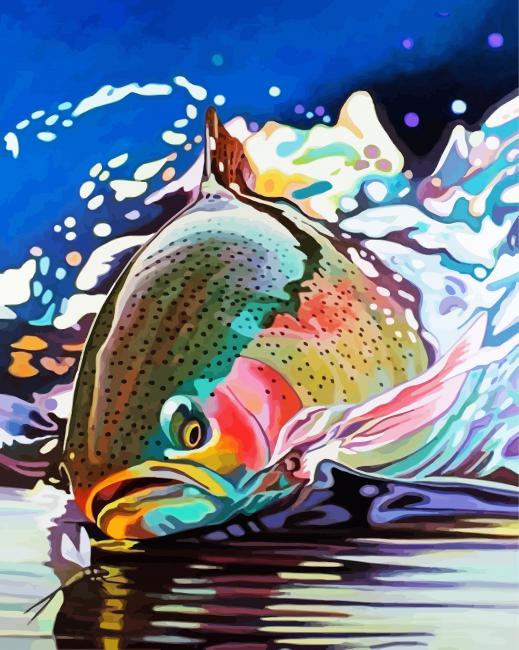 Aesthetic Trout Paint By Numbers