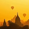 Yellow Bagan Paint By Numbers