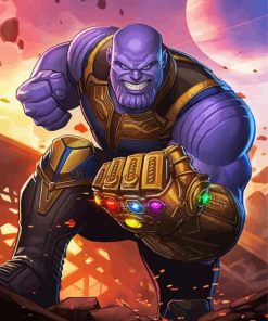 Big Thanos Paint By Numbers