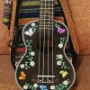 Floral Guitar Paint By Numbers
