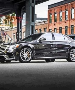 Black Mercedes Paint By Numbers
