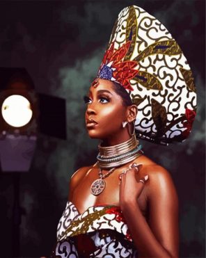 Afro Zulu Lady Paint By Numbers