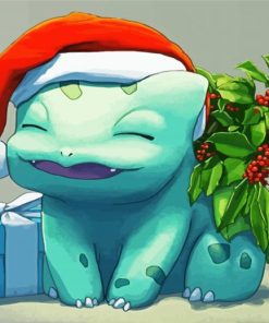 Pokemon In Christmas Paint By Numbers