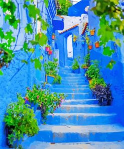 Blue Streets Paint By Numbers