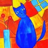 Cubism Cat Paint By Numbers