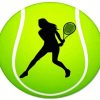 Female Tennis Player Paint By Numbers