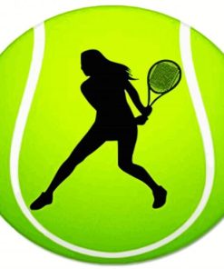 Female Tennis Player Paint By Numbers