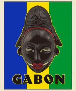 Gabon Flag Paint By Numbers