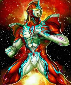 Galaxy Ultraman Paint By Numbers