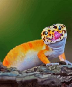 Gecko Lizard Paint By Numbers
