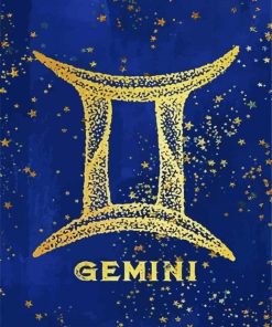 Gemini Zodiac Paint By Numbers