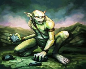 Goblin Monster Paint By Numbers