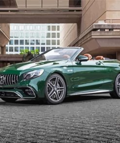 Green Mercedes Paint By Numbers