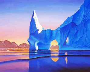 Ice Mountain Paint By Numbers