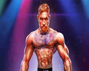 Illustration Conor Mcgregor Paint By Numbers