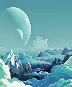 Iceberge Planet Paint By Numbers