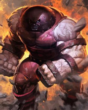 Juggernaut Marvel Paint By Numbers