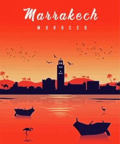The Red Marakesh Paint By Numbers