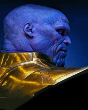 Thanos Back Paint By Numbers