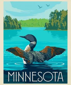 Duck Minnesota Paint By Numbers