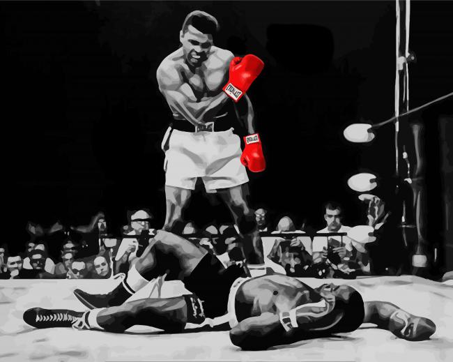 Mohammed Ali Art Paint By Numbers