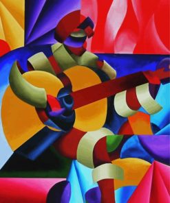 Cubism Musician Paint By Numbers