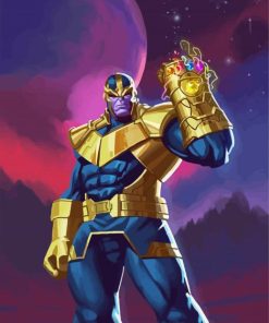 Thanos Art Paint By Numbers