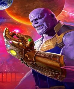 The Powerfull Thanos Paint By Numbers